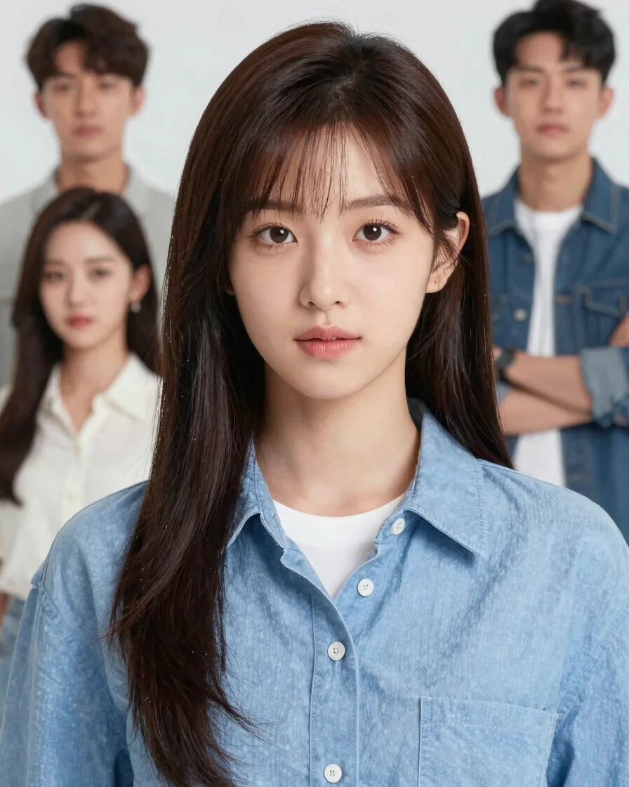 Official key art poster for a Chinese short drama, portrait-orien