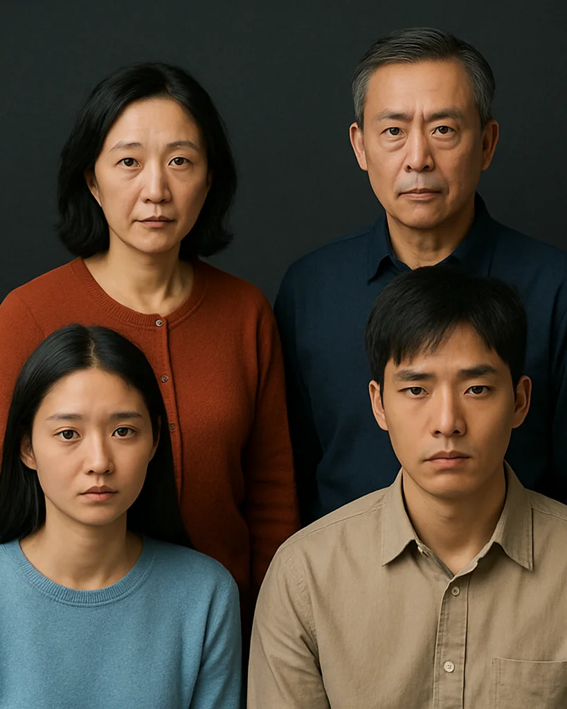 Editorial key art of a Chinese short drama, soft even studio light, portrait-friendly crop, vivid controlled color, clea